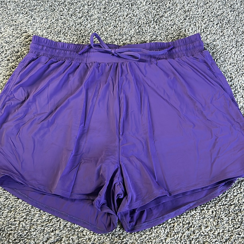 EUC Zyia Purple Progress Shorts